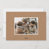 手書きスクリプトメリークリスマス2写真 シーズンカード (裏面)