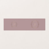 手書きスクリプトモダンエレガントテンプレートトレンディー 名刺 (外部フラット)