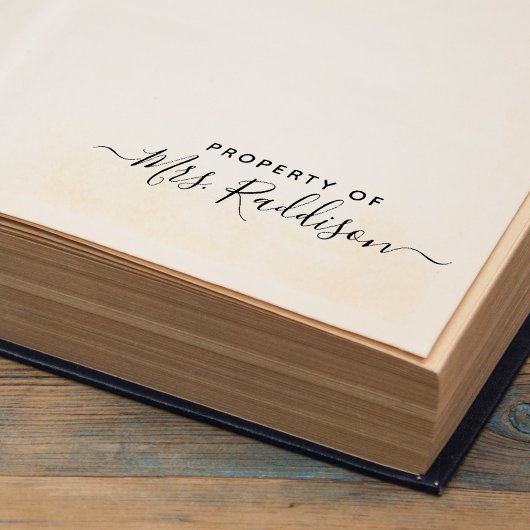 手書きスクリプト名のプロパティ セルフインキングスタンプ