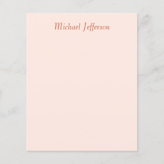 手書きスクリプト名のラエレガントイン チラシ (正面)