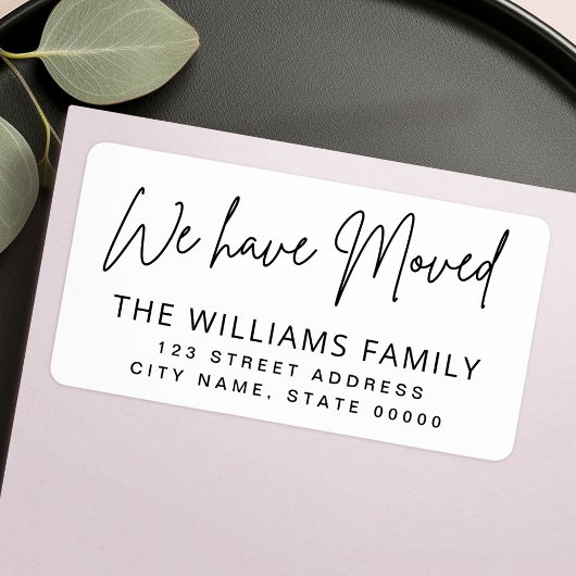 手書きスクリプト差出人住所 ラベル