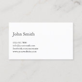 手書きスクリプト弁護士名刺 名刺 (裏面)