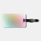 手書きスクリプト文字エレガントカラフルテンプレート ラゲッジタグ (裏面横)