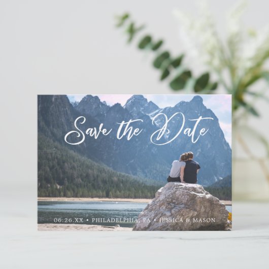 手書きスクリプト日付カードの保存 – 日付の保存 出欠カード (スタンド正面)