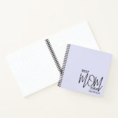 手書きスクリプト最高のミニマルママ ノートブック (内部)