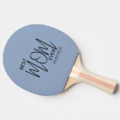 手書きスクリプト最高のミニマルママ 卓球ラケット (横)