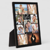 手書きスクリプト ラブ ９ フォト コラージュ フォトプラーク (側面)