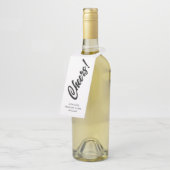 手書きスクリプト |応援ボトルラベル ボトルネックタグ (アングル)