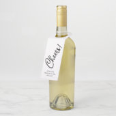 手書きスクリプト |応援ボトルラベル ボトルネックタグ (アングル)