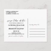 手書きスクリプ救ト写真はがき 案内ポストカード (裏面)