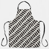 手書きスタイルのシームレスなパターン。抽象芸術幾何学 エプロン (正面)