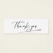 手書きスタイル白黒オーダーサンキュー (正面)