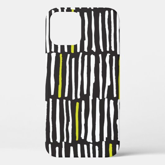 手書きストライプヴィンテージ：パターン。 Case-Mate iPhoneケース (裏面)