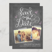 手書きスナップショット2 – 写真日付の保存 セーブザデート (正面/裏面)