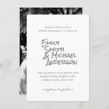 手書きタイプセットPHOTO招待状カップルイベント