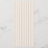 手書きタイポグラフィ結婚レトロのメニュー メニュー (裏面)