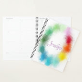 手書きテンプレートモダンエレガントカラフル プランナー手帳 (ディスプレー)