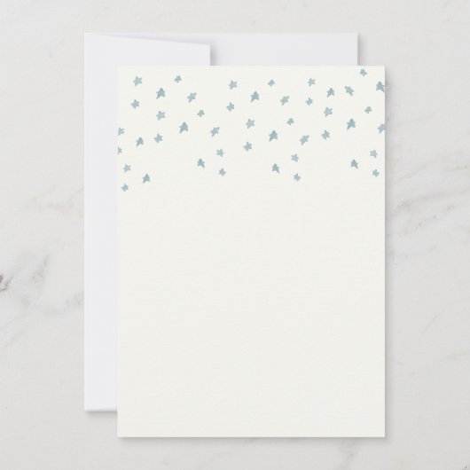 手書きディナお洒落ーパーティー 招待状 (裏面)