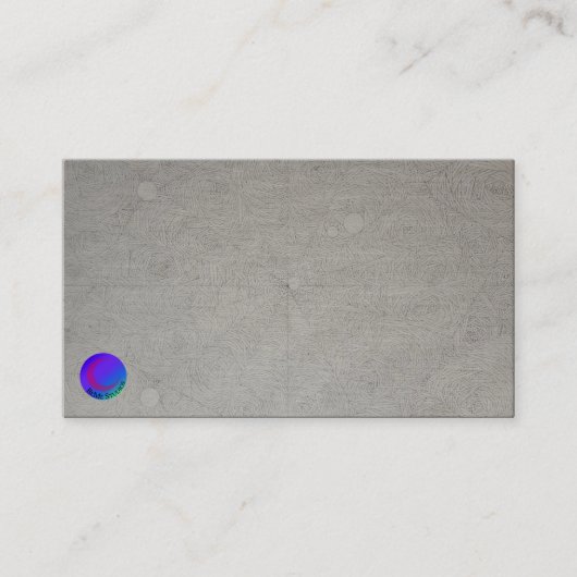 手書きデザイン 名刺 (正面)