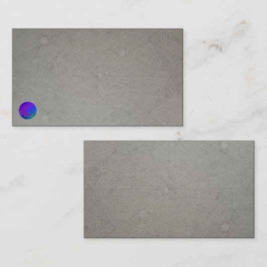 手書きデザイン 名刺 (正面/裏面)