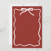 手書きドードルイタリアンテーマ結婚ズ 招待状 (裏面)