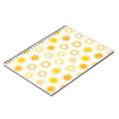 手書きドードルサンズパターン ノートブック (左側)