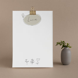 手書きドードルポストイット®ノートテンプレート ポストイット