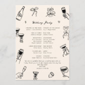 手書きドードル結婚ズ プログラム (裏面)