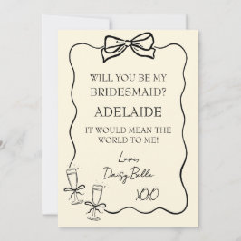 手書きドードル花嫁メイド提案イエロー 招待状