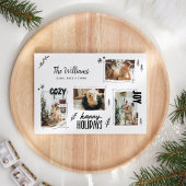 手書きドードル4写真クリスマス シーズンカード