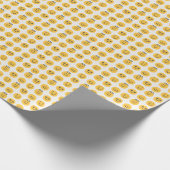 手書きハッピーエモジパターン ラッピングペーパー (角)