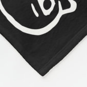 手書きハロウィーンのシンボル、ヴィンテージ収集。 フリースブランケット (角)