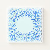 手書きハートパーソナライズされたノート ノートブック (裏面)