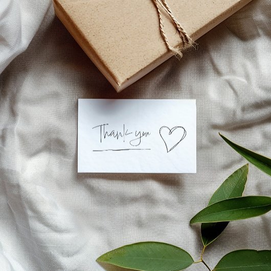 手書きハート感謝していエンクロージャカード エンクロージャーカード