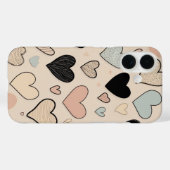 手書きハート Case-Mate iPhoneケース (裏面 (横))