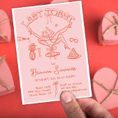 手書きバチェロレッテ最後のトーストパーティー 招待状