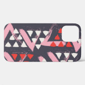 手書きパタ芸術的ーン表示 Case-Mate iPhoneケース (裏面 (横))