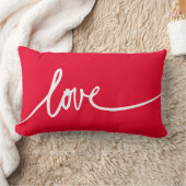 手書きパーソナライズされたスクリプトラブ装飾用クッション ランバークッション (ブランケット)