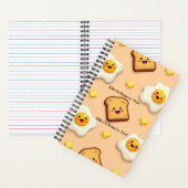 手書きパーソナライズされた練習用スパイラルノートブック ノートブック (内側)