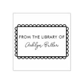 手書きパーソナルライブラリー図書切手 ラバースタンプ (インプリント)