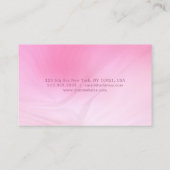 手書きピエレガントンクプロフェッショナルテンプレート 名刺 (裏面)