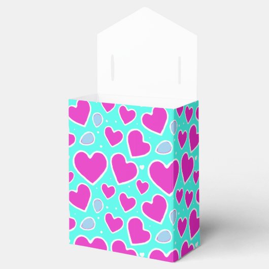 手書きピンクハートバレンタイン抱き枕お願いボックス フェイバーボックス (オープン)