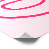 手書きファイナルフラミングルバチェロレッテへようこそ ポスター (角)