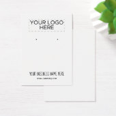 手書きフォントイヤリング表示カード (デスク)