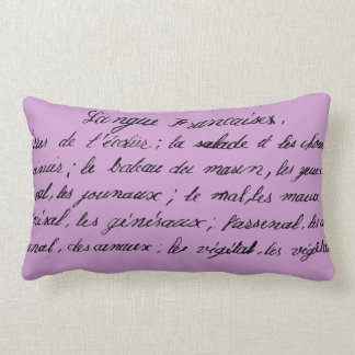手書きフランスのコレクション – 腰枕 ランバークッション