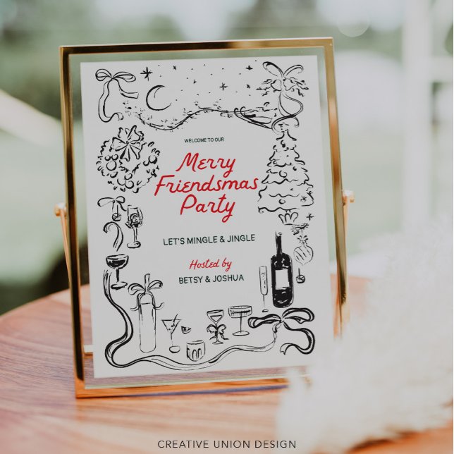 手書きフレンドズクリスマスパーティー歓迎 (クリエイターアップロード済み)