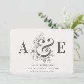 手書きフローラの保存日 セーブザデート (スタンド正面)