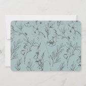 手書きフローラの保存日 セーブザデート (裏面)