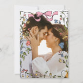 手書きフローラボー結婚ズ セーブザデート (正面)