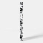 手書きフローラ白黒ケース Case-Mate iPhoneケース (裏面 / 右)